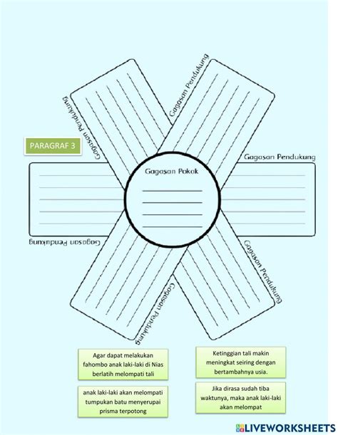 Gagasan Pokok Teks Lisan Worksheet Live Worksheets