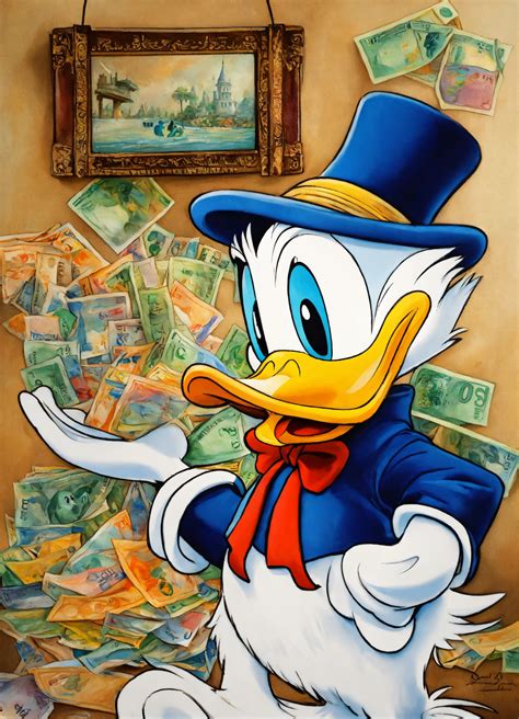 Lexica Je Veux Des Peintures Pour Du Caneva Avec Donald Duck Avec Des