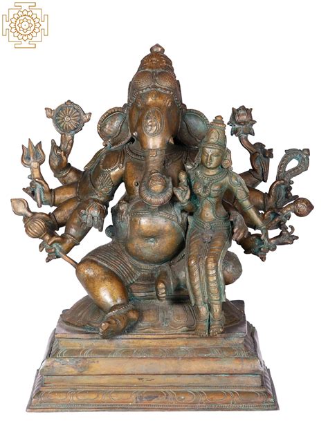 Shri Vallabha Ganapati Bronze Statue Madhuchista Vidhana Lost