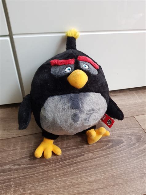 Angry Birds Movie Bomb Black Bird Plush Soft Toy Rovio TCC Global Vintage - Etsy