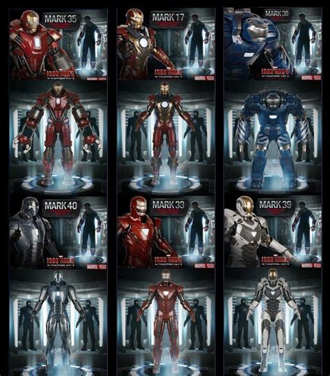 Iron Man 3 Suits