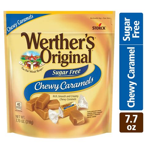 Werthers Original Chewy Sugar Free Caramel Candy 77 Oz