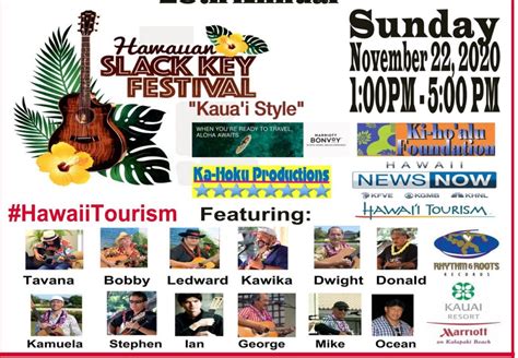 Virtual Hawaiian Slack Key Guitar Festival | Royal Coconut Coast