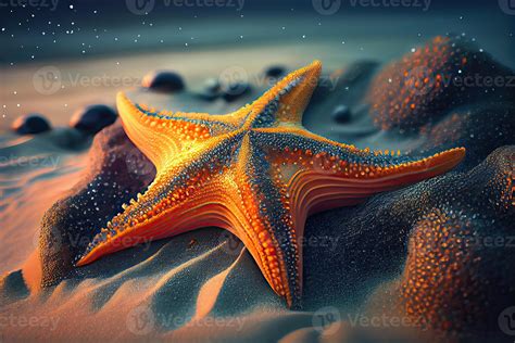 Beautiful Starfish In The Water Stock Photo At Vecteezy