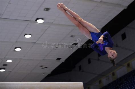 Artistic Gymnastics Balance Beam Editorial Image Image Of