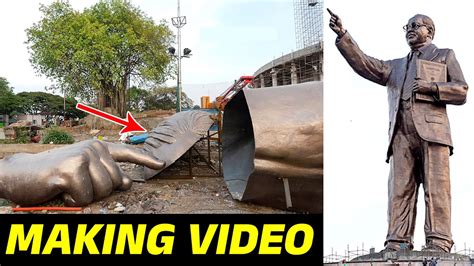 Dr Br Ambedkar Statue Making Video World S Tallest Dr Br Ambedkar