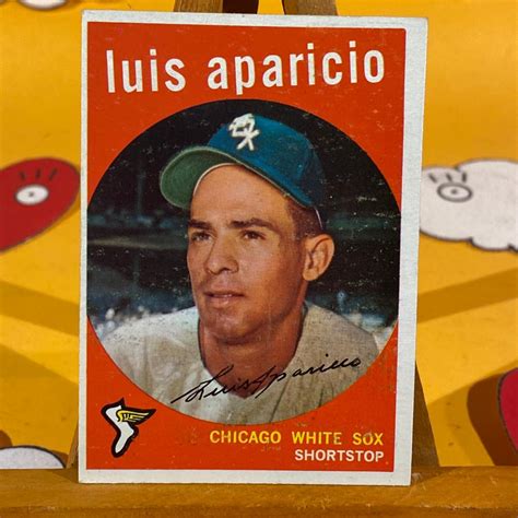 Sold Price 1959 Topps Set Break 310 Luis Aparicio CHICAGO WHITE SOX