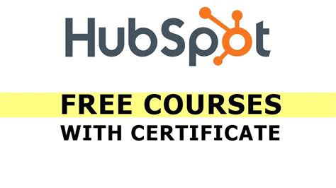 Hubspot Academy Free Digital Marketing Course With Certificate Youtube