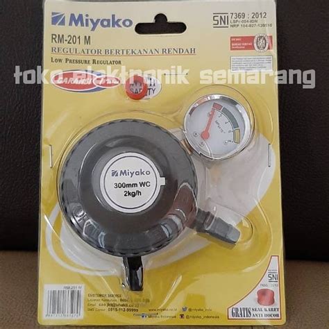 Jual Regulator Miyako Rm M Kepala Gas Low Pressure Ada Meteran