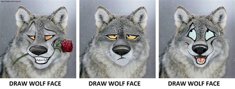 Draw Wolf Face by TaniDaReal on DeviantArt