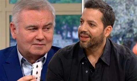 Itv This Morning Eamonn Holmes Puzzled As David Blaine Explains His