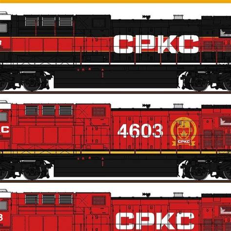 Concept Artwork Of Potential Cpkc Paint Schemes