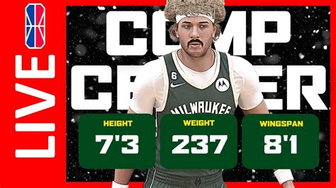 BEST 7 3 REC CENTER BUILD NBA 2K23 NBA 2K LEAGUE COACH Live Stream