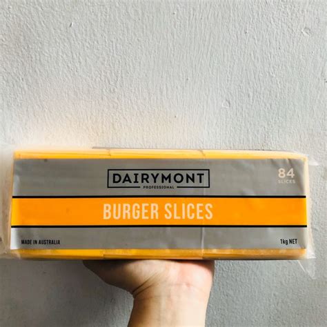 Jual Dairymont Burger Slices Cheese Red Cheddar Kg Slices