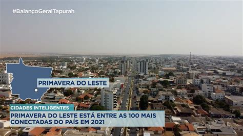 Cidades inteligentes Primavera do Leste está entre as 100 mais