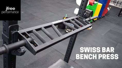 How To Swiss Bar Bench Press Neutral Grip Bench Press With A Bar Youtube