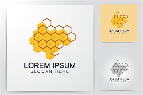 Ideas De Logotipo De Miel Hexagonal Dise O De Logotipo De Inspiraci N