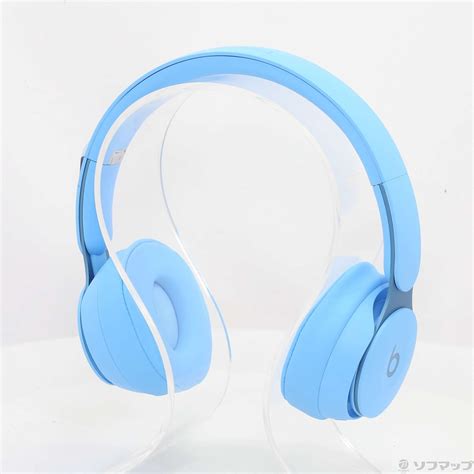 中古Beats Solo Pro More Matte Collection MRJ92FEA ライトブルー