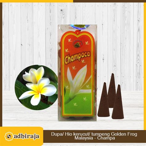 Jual Dupa Hio Kerucut Tumpeng Golden Frog Malaysia Champa Shopee