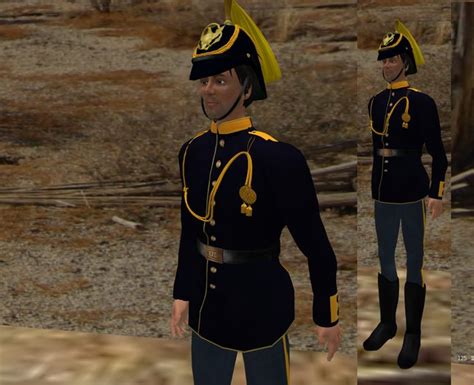 Second Life Marketplace - U.S. Cavalry Dress Uniform 1872 Pattern