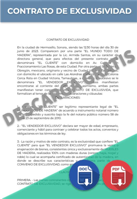 Descubrir Imagen Modelo De Contrato De Exclusividad De Marca Porn