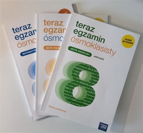 PAKIET arkusze E8 polski matematyka angielski Poznań Kup teraz na