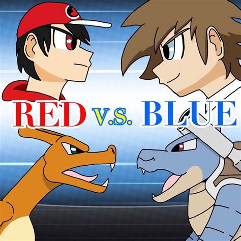 Jaime Toons 2001 On Twitter Pokémon Final Battle In Four Elite Red 🔴 Vs Blue 🔵 Pokemon