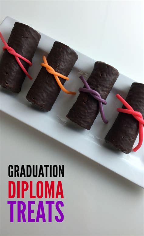 Super Easy Graduation Diploma Treats Catch My Party