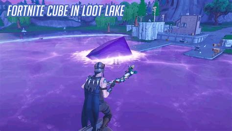 Fortnite Cube Melts Into Loot Lake Hd Wallpaper Pxfuel