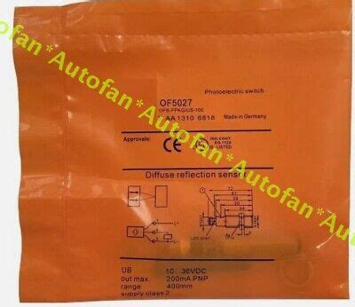 One New Ifm Of Photoelectric Switch Sensor Ebay