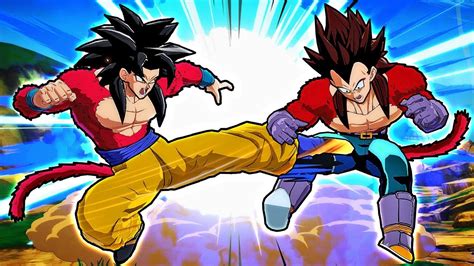 New Best Ssj4 Goku And Vegeta In Fighterz Dragon Ball Fighterz Ssj4 Goku Dramatic Finish Mod