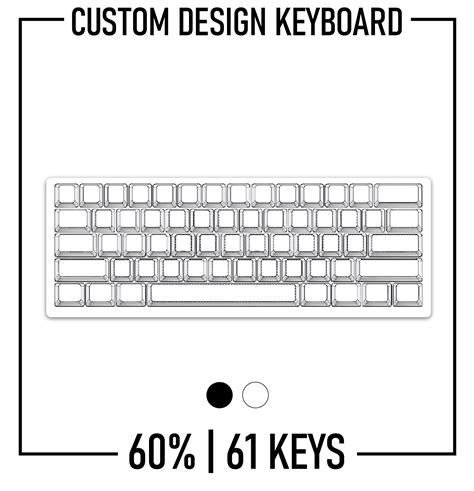 60% custom design Mechanical Keyboard ( ANSI ) – Goblintechkeys