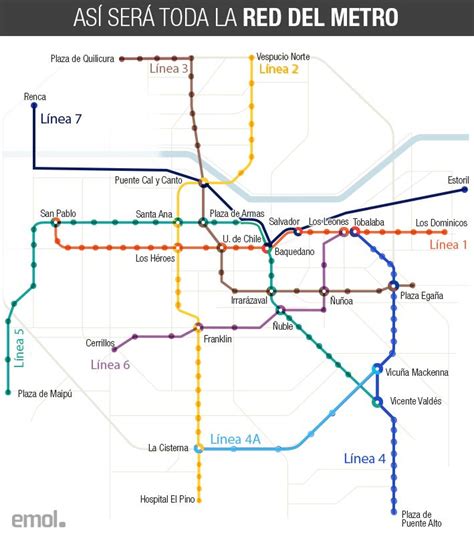 As Ser La Nueva L Nea Del Metro Que Dejar A Santiago En El Top