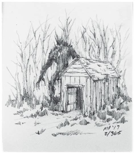 Shed Sketch at PaintingValley.com | Explore collection of Shed Sketch