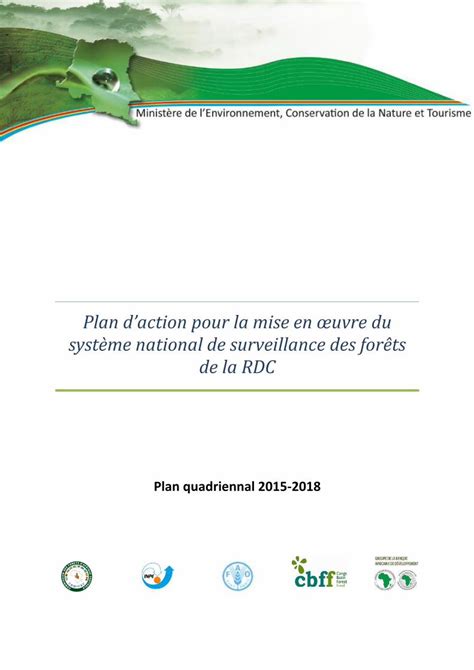 PDF Plan daction pour la mise en œuvre du système national de