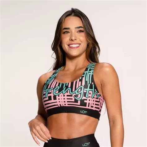 Top Fitness Feminino Suplex Academia Estampado Get Ready Parcelamento