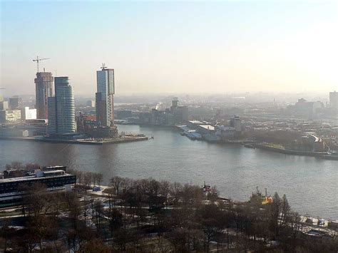 Port De Rotterdam Vu De La Tour Euromast