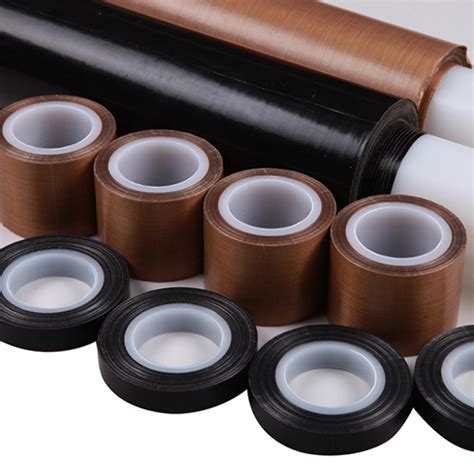 Fire Proof Heat Insulation Adhsive Tape Ptfe Coated Fabric Fiberglass