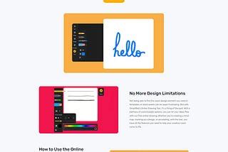 Online Drawing Tool – Medium