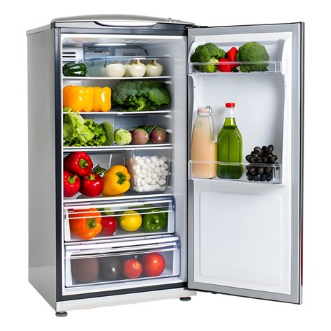 Ai Generated 3d Rendering Of A Refrigerator Or Fridge On Transparent