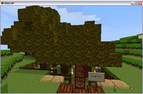 My minecraft tree farm by XxTehMayaxX on DeviantArt