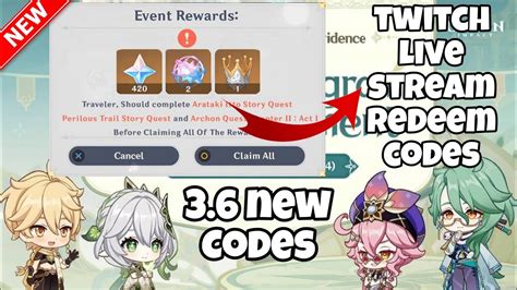 300PRIMOGEMS Version 3 6 Special Program Livestream Rerun Banners