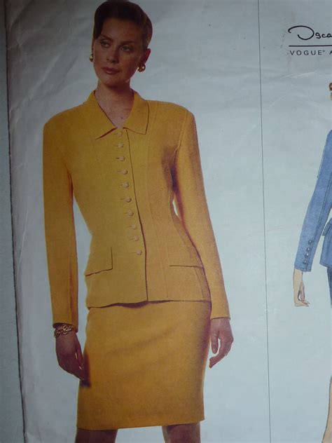 Vogue American Designer Original Pattern By Oscar De La Renta Etsy