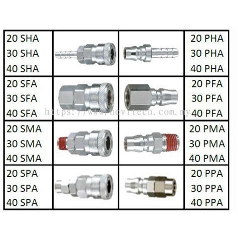 Stainless Steel 40PPA NUT PLUG QRC COUPLER For Pneumatic Connections