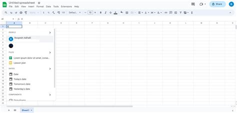 Comment insérer des puces intelligentes dans Google Sheets toptips fr