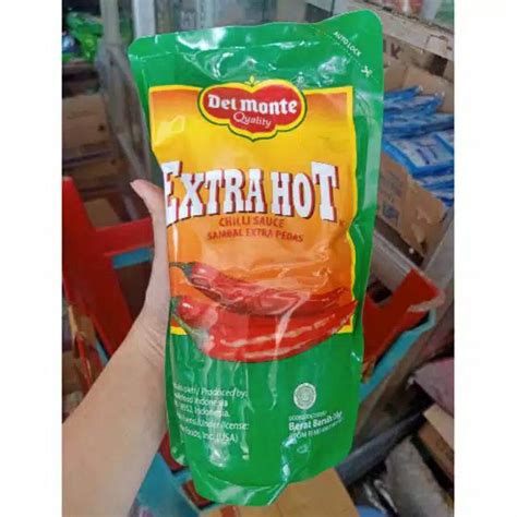 Jual Del Monte Extra Hot Chilli Sauce Refill Kg Delmonte Del Monte