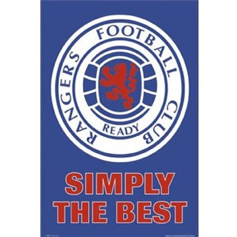 Glasgow Rangers Plakat Logo Unisportstorede