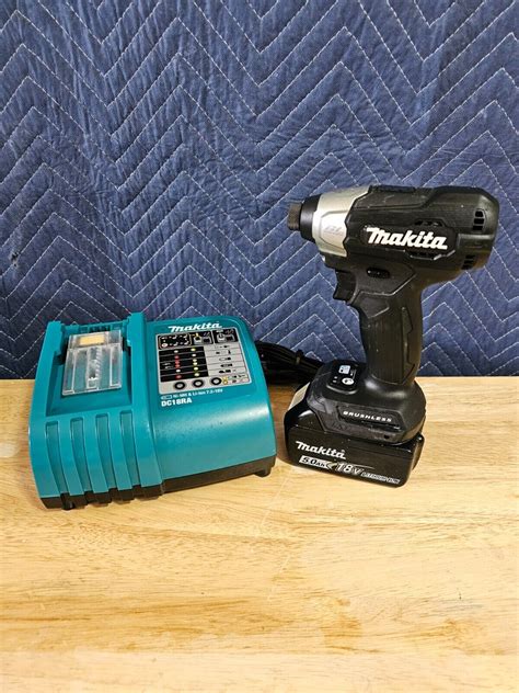 Makita 18v Lithium Ion Sub Compact Cordless Impact Driver Battery Charger Ebay