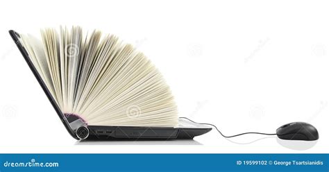 Laptop Computer As A Book Stock Photography - Image: 19599102