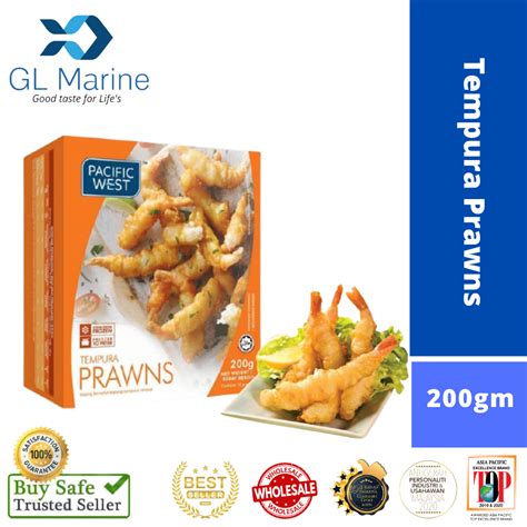 Pacific West Tempura Prawn 200g Gl Marine Frozen Sdn Bhd